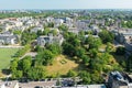 Aerial of Queen\'s University, Kingston, Ontario, Canada Royalty Free Stock Photo