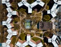 Aerial of Queensbridge Houses in New York Royalty Free Stock Photo