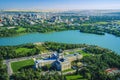 Aerial of Regina, Saskatchewan, Canada Royalty Free Stock Photo