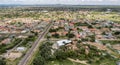 aerial residential gaborone city Royalty Free Stock Photo