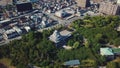 4K Nagahama City Aerial Revealing Shot