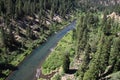 Aerial River Canyon and Riparian Restoration