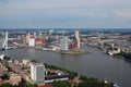 Aerial Rotterdam Royalty Free Stock Photo