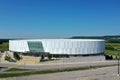 Aerial scene of Mattamy National Cycling Centre in Milton, Canada