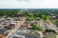 Aerial scene of Thorold, Ontario, Canada Royalty Free Stock Photo