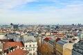 Aerial scenic panoramic view of Vienna