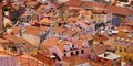 Aerial scenic view of central Lisbon, Portugal Royalty Free Stock Photo