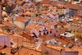 Aerial scenic view of central Lisbon, Portugal Royalty Free Stock Photo