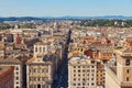 Aerial scenic view of Rome, Lazio, Italy Royalty Free Stock Photo