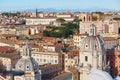 Aerial scenic view of Rome, Lazio, Italy Royalty Free Stock Photo