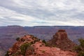 Aerial scenic view from Skeleton Point on South Kaibab hiking trail at South Rim, Grand Canyon National Park, Arizona, USA Royalty Free Stock Photo