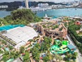 Aerial Sentosa Royalty Free Stock Photo