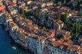 Aerial shoot of Rovinj, Croatia Royalty Free Stock Photo