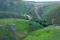 Aerial View over Carding Mill Valley in Shropshire, UK