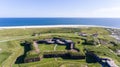 Aerial view of Fort Morgan, Alabama