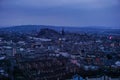 Aerial shot of Arthur\'s Seat, Edinburgh