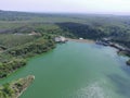 View of Bajul mati reservoir in Situbondo, East Java, Indonesia.