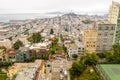 Aerial shot of the beautiful cityscape of San Francisco located in California, USA during daylight Royalty Free Stock Photo