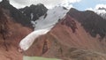 Aerial shot of the beautiful Mountain Lake