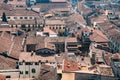 Aerial shot of beautiful Verona city