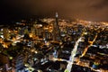 Bogota capital of Colombia at night Royalty Free Stock Photo