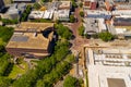 Aerial shot construction at Downtown Tallahassee FL