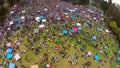 420 Aerial Shot of Hippie hill Royalty Free Stock Photo