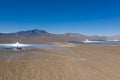 Aerial shot of Solar Power Facility in California