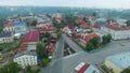 Aerial shot of Kamenec-Podolskiy old town