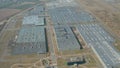 Aerial shot of a modern car factory in Europe, czech Hyundai 15.03.2020