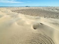 Drone shot, Imperial Sand Dunes, southern California
