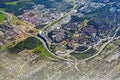 Aerial shot over Rissne Sundbyberg