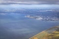 Aerial shot of a part of Kopenhagen in Denmark