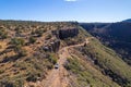 Shot of Schnebly Hill Overlook in Sedona, Arizona on a beautiful sunny day Royalty Free Stock Photo