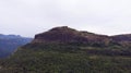 Aerial shot of Shrivardhan fort, Rajmachi