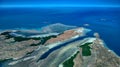 Aerial: Buccaneer Archipeligo of islands in the Kimberleys