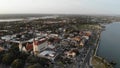 Aerial of St. Augustine, Florida