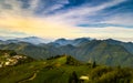 Tea plantation landscape. Royalty Free Stock Photo