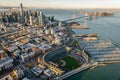 Aerial shots of San Francisco