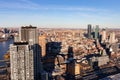 Aerial Long Island City Queens Skyline in New York City