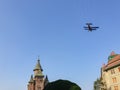 Aerial spraying in Timisoara