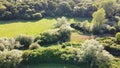 Aerial still image at 200ft above a nature reserve in Sussex.