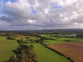 Aerial still image at 250ft over the West Sussex countryside.