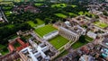Aerial View Stock Photo Of Cambridge University UK Royalty Free Stock Photo