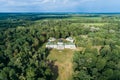 Aerial summer view of Kachanivka Kachanovka palace in Chernihiv region, Ukraine