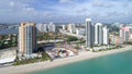 Aerial Sunny Isles Beach Royalty Free Stock Photo