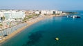 Aerial Sunrise beach, Protaras, Cyprus