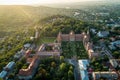 Aerial view of Yury Fedkovych national University in Chernivtsi, Ukraine