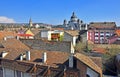 Aerial targu mures view Royalty Free Stock Photo