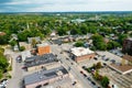 Aerial of Thorold, Ontario, Canada Royalty Free Stock Photo